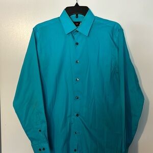 JFerrar aqua dress shirt